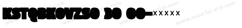 KSTQBKOVZS0 30 00字体转换